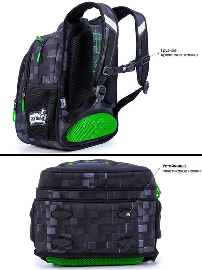 Mochila Escolar Infantil Nova Para Meninos Desenho Animado Jogo Mochila Impermeável Para Meninos Bolsas Escolares Infantis Primária