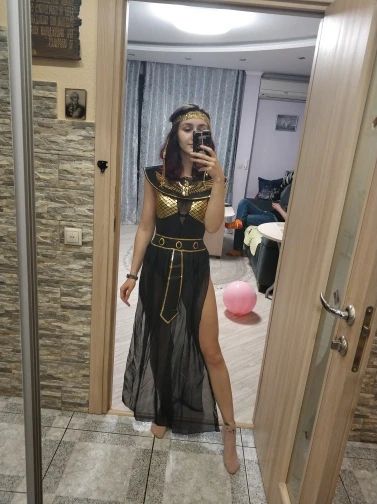 Halloween Ancient Egypt Egyptian Costume for Adult Cleopatra Queen Cosplay Carnival Party Party Dress