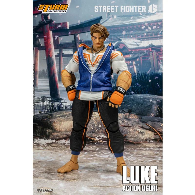 in stock Original Storm Toys Street Fighter 6 Luke In Stock Anime Action Collection Figures Model Toys