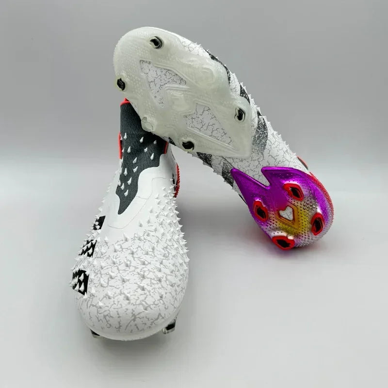 New Men Football Field Boots Professional Original Soccer Shoes Resistant Unisex Comfortable Ankle Cleats Football Shoes Outdoor