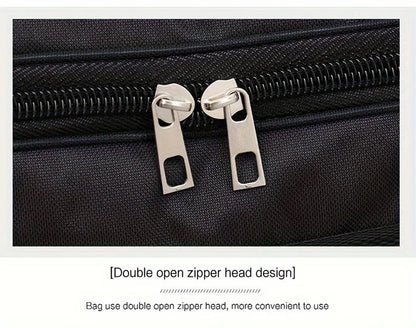 Men Nylon Travel Duffel Bag Large Capacity Handbag Portable Outdoor Carry Luggage Convenient Practical Male's Weekend Gym Bag