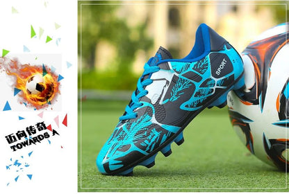 Professional Kids Soccer Shoes Men Original Football Shoes Indoor Society Cleats Football Field Boots TF/AG Fast Match Sneaker
