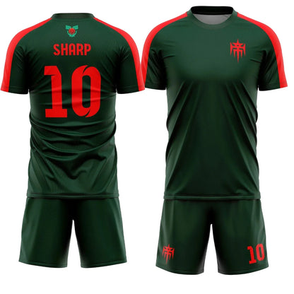 Anime Inazuma Eleven Raimon Men's Summer 3D Printed Short Sleeve Shorts Two Piece Set Street Leisure Sports Fashion Set