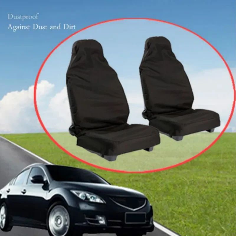 2PCS Car Front Seat Protector Cover Heavy Duty Universal Seat Covers Car Waterproof Seat Cover