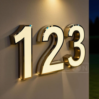 Custom Business Sign 3d Logo Led Light Business Label Advertising Shop  Signs Luminous Acrylic Signboard