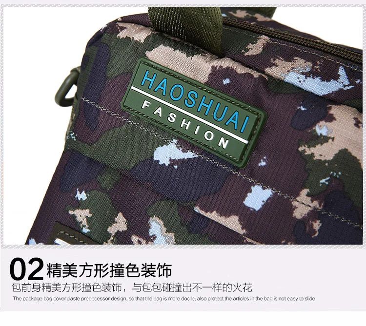 2024 New Shoulder Messenger Bag Casual Men's Bag Portable Briefcase Nylon Waterproof Outdoor Bag Man Messenger Trend Handbags