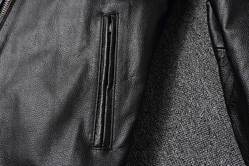 2025 New Leather Jacket Top Layer 100% Cowhide Leather Clothes Men's Stand Collar Motorcycle Clothes  Autumn Winter Plus Size