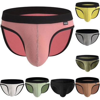 Men's Sexy Briefs Male Pouch U Convex Underwear Modal Soft Brief  Absorbent Elastic Shorts Breathable Underpants MU094
