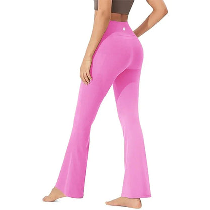 Tummy Control & Butt Lifting Flare Leggings for Tall Women, High Waisted Toning Workout Pants