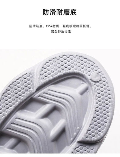 Flat Sandals Men Shoes EVA Slippers Garden Platform Sandals Man Summer Sandals New Male Sneakers Outdoor Home Clogs