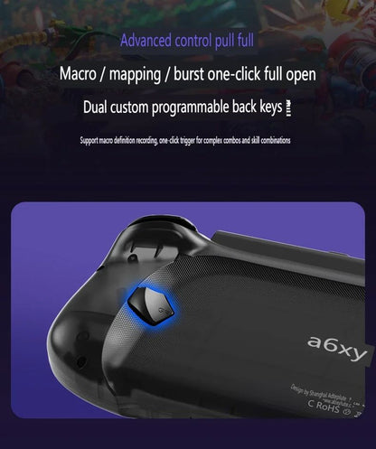 Abxylute N6 Game Controller for Switch 2 Wired Gamepad Integrated Direct Plug in Handle Native Protocol Joycon Vibration Custom
