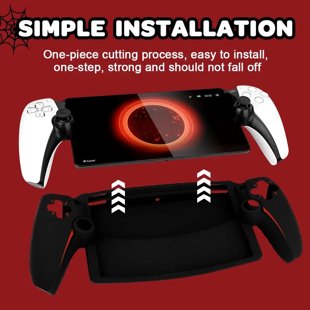 Replacement For PS 5 Portable PS5 Front Back Plates Case Limited Silicone Faceplate for PS Portal Shell Cover Accessories