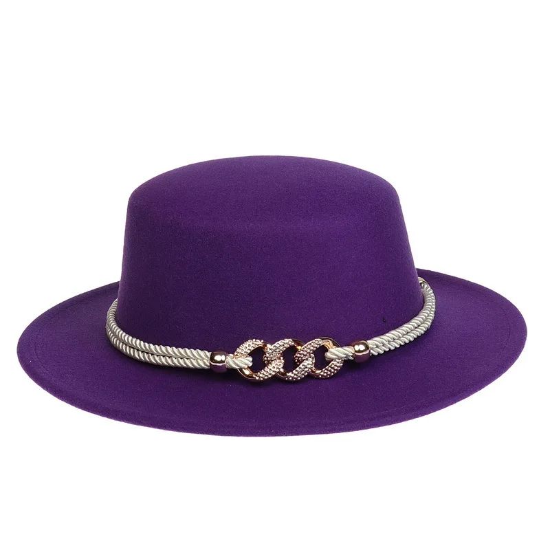 British Style Felt Fedora Jazz Hat Elegant Wedding Party Trilby Lightweight Unisex Fashionable Headwear