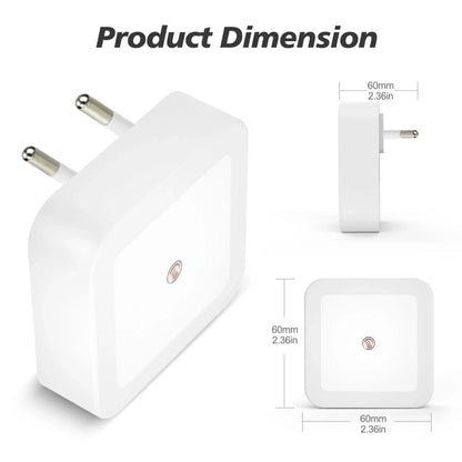 1-8pcs Night Light,Night Lights Plug into Wall,Nightlight Night Light for Adults,Plug in Night Lights,Bathroom Bedroom Soft Whit