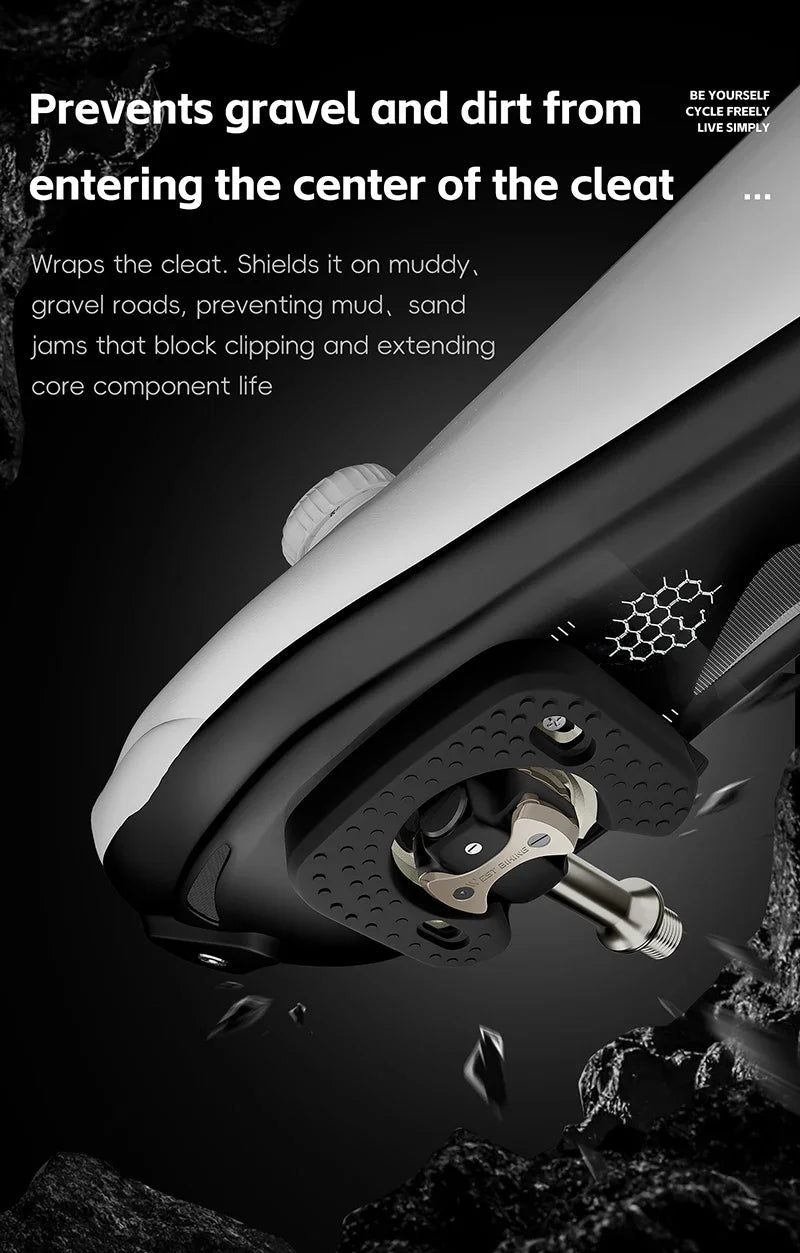 WEST BIKING Bicycle Cleats Pedal Cover Quick Release Road Bike Pedal Cleats Self-locking Cycling Pedal Cleat For Speedplay Zero