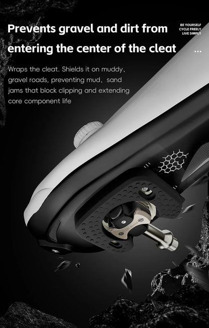 WEST BIKING Bicycle Cleats Pedal Cover Quick Release Road Bike Pedal Cleats Self-locking Cycling Pedal Cleat For Speedplay Zero