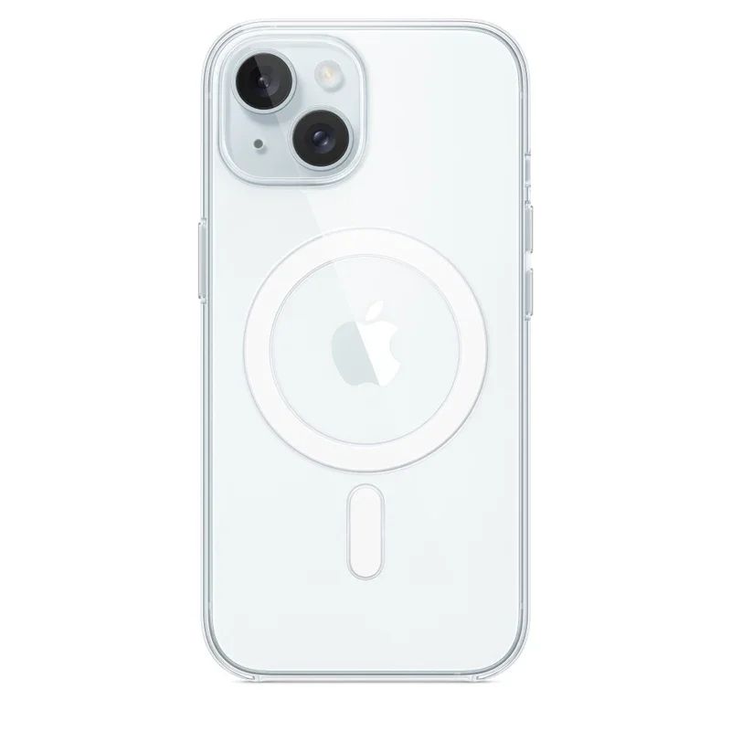 Capa Magnética Transparente Para APPLE iPhone 16 17 15 14 13 12 11 Pro Max 16 Plus 17 Air 16e Compatível Com Carregamento Sem Fio Magsafe
