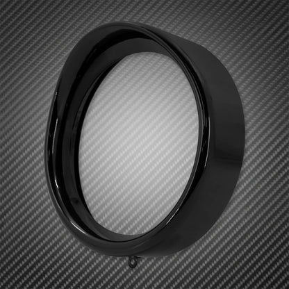 Moldura do Visor da Motocicleta Aro do Farol Anel de Acabamento Capa do Farol de LED Para Harley Softail Fat Boy FLSTC FLST FLSTFB 1994-2017 FLRT 15-Up