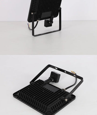10W 20W 30W 50W 100W Induction Led flood light With Adjustable PIR Sensor 110V 220V floodlight Street Square Outdoor Lighting