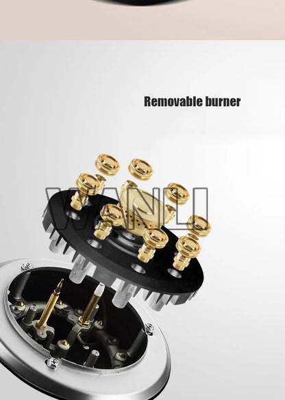 Desktop 220v Household Built-in Electric Dual-purpose Gas Stove Induction Cooker Natural Gas/Liquefied Petroleum Gas Single-burn