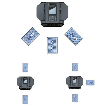 360° Rotating Automatic Card Shuffle Dealer Machine 2 In 1 Playing Cards Shuffling Dealing Tool Party Games Poker Device