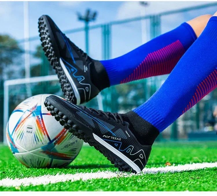 Men Football Shoes TF/FG Society Cleats Indoor Soccer Shoes Professional Football Field Boots Fast Unisex Sneaker Top Quality