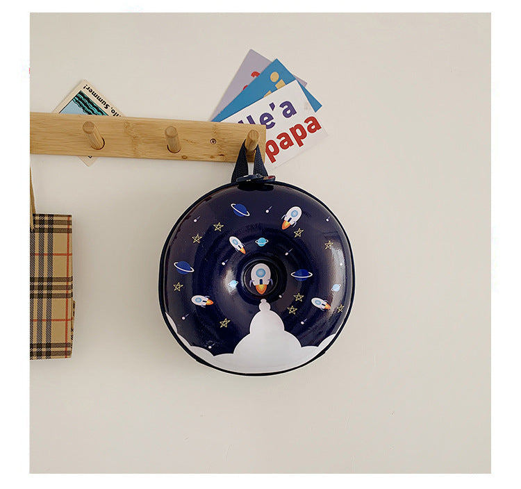 Cartoon Kids Backpack Cute Donut Eggshell Bag Fun Kindergarten Kids Backpack Boys Girls Backpack