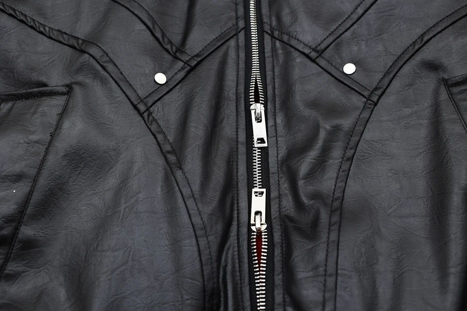 Vintage Men Winter Jackets Fur Collar Fleece Warm Parkas Coats Streetwear Harajuku Leather Jackets Casual Padded Jackets Outwear