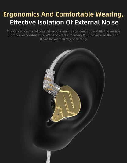 NEW KZ ZSN PRO X 1BA 1DD Hybrid Drive HIFI Metal In Ear Earphone Sport Noise Cancelling Earbud Headsets KZ ZSX ZSNPROX EDXPRO
