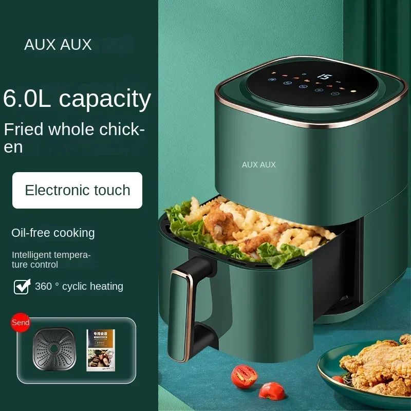 220V AUX Air Fryer and Oven Combo: Multifunctional, Fully Automatic, No Oil Technology, Easy-to-clean AF