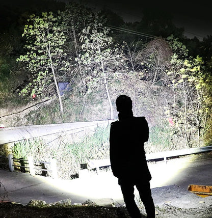 100000 Lumens Flashlight,Portable Rechargeable Tactical Torch, Life Waterproof Lantern for Outdoor Camping, Perfect Gift for Men