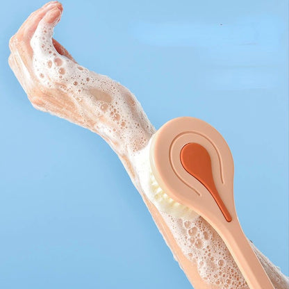 1pc Extra Long Bath Brush with Soft Hair Back Scrubber Shower Massage Body Brush for Spa Experience, Body Scrub