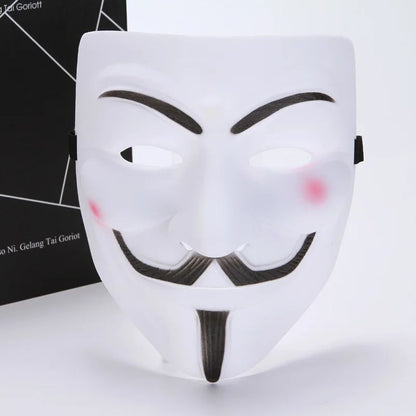 Multi Style V for Vendetta Anonymous Mask Silver V Smile Masks Anime Halloween Cosplay Guy Fawkes Masque Adults Joker Gold Mask