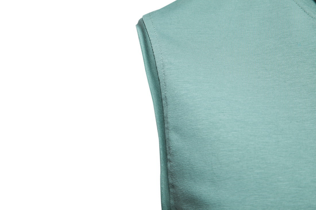 Men's Workout Tank Tops Athletic Training Gym Shirts Vest Cotton Sleeveless T-Shirt