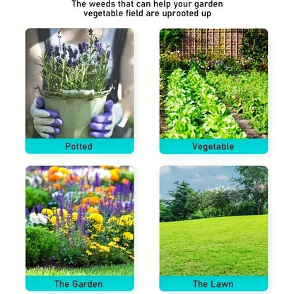 Black Weeding Head Replacement Gardening Claw Foot Pedal Weed Puller Stand Up Weeding tool Digging Weeder Root Remover