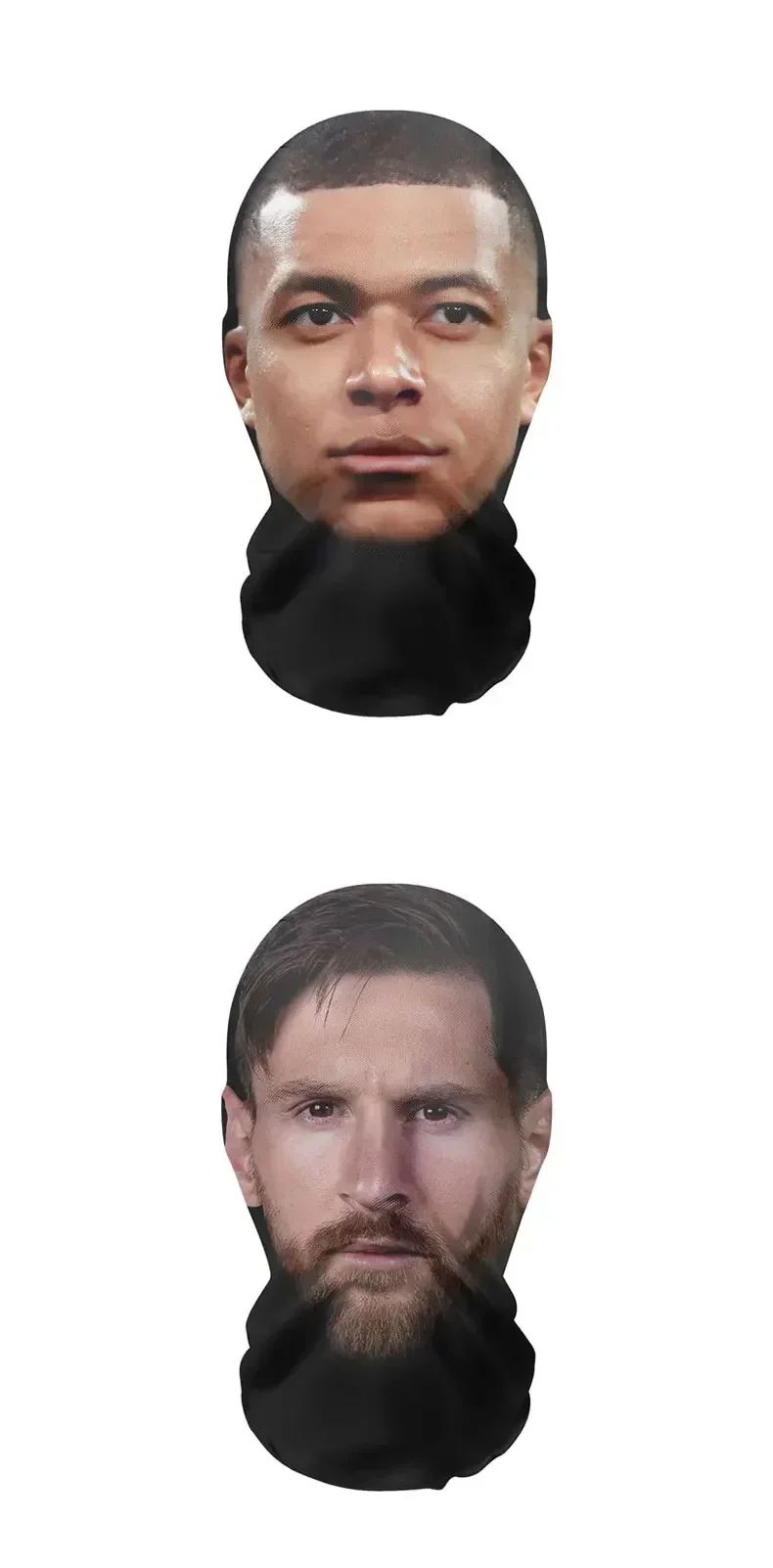 3D Funny Pattern Mesh Face Mask Head Cover Party Cosplay Props UV Protection Shield Neymar Pattern Headwear Novelty Supplies