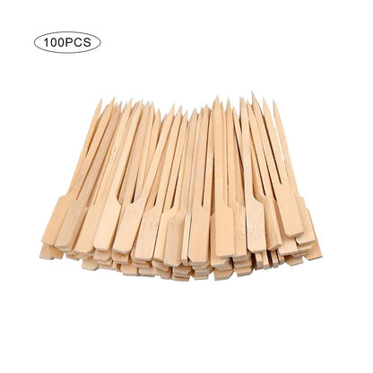 9CM/12CM 100 PCS Bamboo Skewer Meat Skewer Disposable Barbecue Bamboo Skewer Spicy Hot Pot Skewer Fruit Skewer Fork