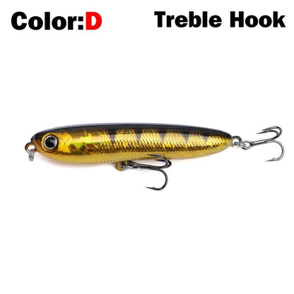Isca de Pesca Flutuante OUTKIT Pencil StickBait 7g Wobblers Iscas Topwater Crankbait Artificiais para Arremesso Longo Hard Bait