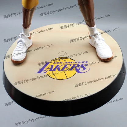 Personagem 34cm Modelo Lakers Roaring Post 24 Bryant Basquete Decoração de Casa Boneco Colecionável Figuras Modelo Lembrança Brinquedo Presentes