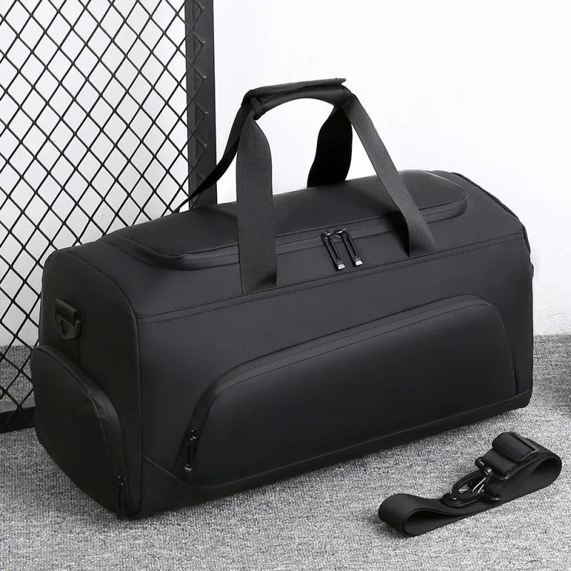 Sports Gym Bag, Large Capacity Handbag,Portable Travel Duffel Bag, Multi-compartment with Shoes Storage,Perfect for Vacation,Gym