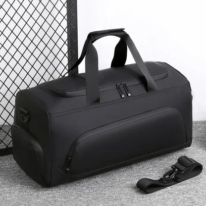 Sports Gym Bag, Large Capacity Handbag,Portable Travel Duffel Bag, Multi-compartment with Shoes Storage,Perfect for Vacation,Gym