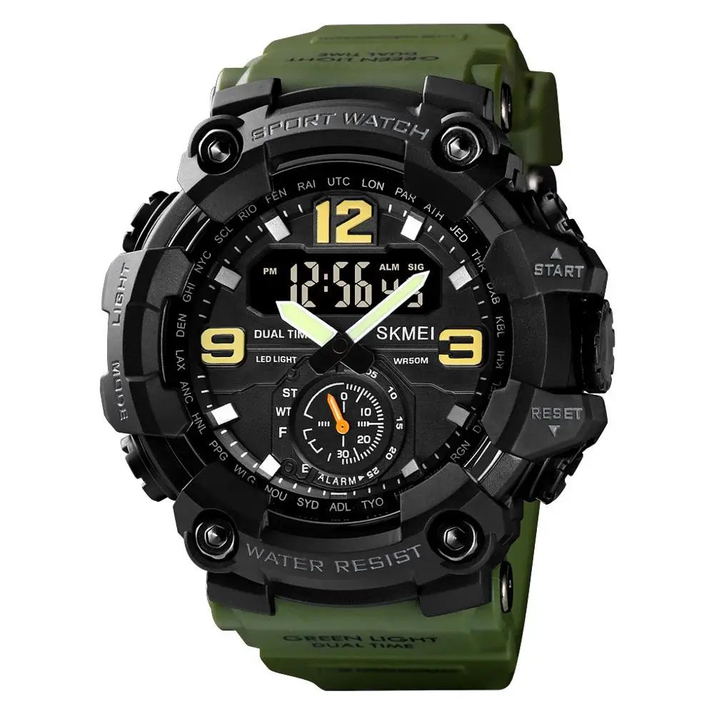 SKMEI 1637 Military Digital Watch for Men Camouflage Waterproof Wristwatch Mens Shockproof Sport Quartz Clock 1384 Montre Homme