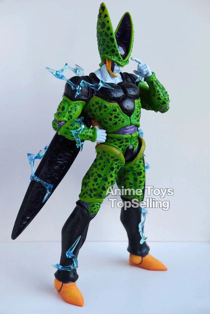 35cm/13,7in Anime Dragon Ball Z Figura Explosão Cell Figure PVC Modelo Colecionável Brinquedos Presentes