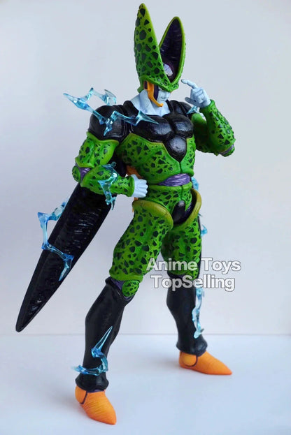 35cm/13,7in Anime Dragon Ball Z Figura Explosão Cell Figure PVC Modelo Colecionável Brinquedos Presentes