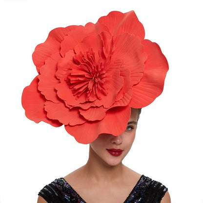 Chapéus Grandes De Flores Para Mulheres Chapéu Fascinator De Flores Tiara Grande De Flores Tiara Fascinator De Flores Adereço De Fantasia Para a Cabeça