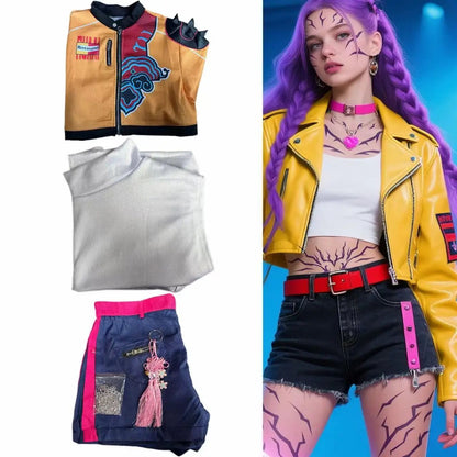 Rumi Cosplay Costume Rumi Cosplay Wig  Halloween Outfit