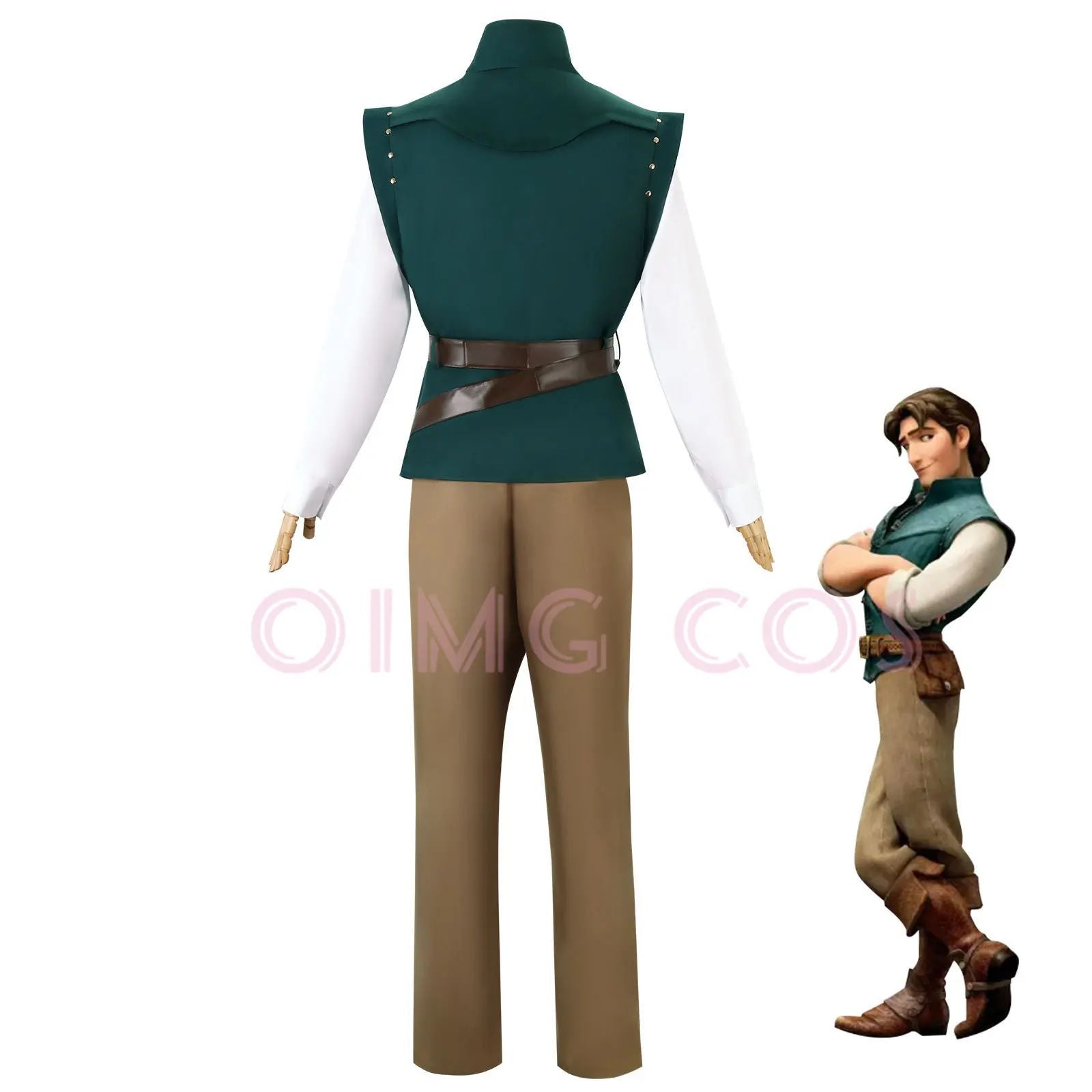 Flynn Rider Cosplay Costume  Adult Carnival Uniform Halloween Anime Halloween Costumes