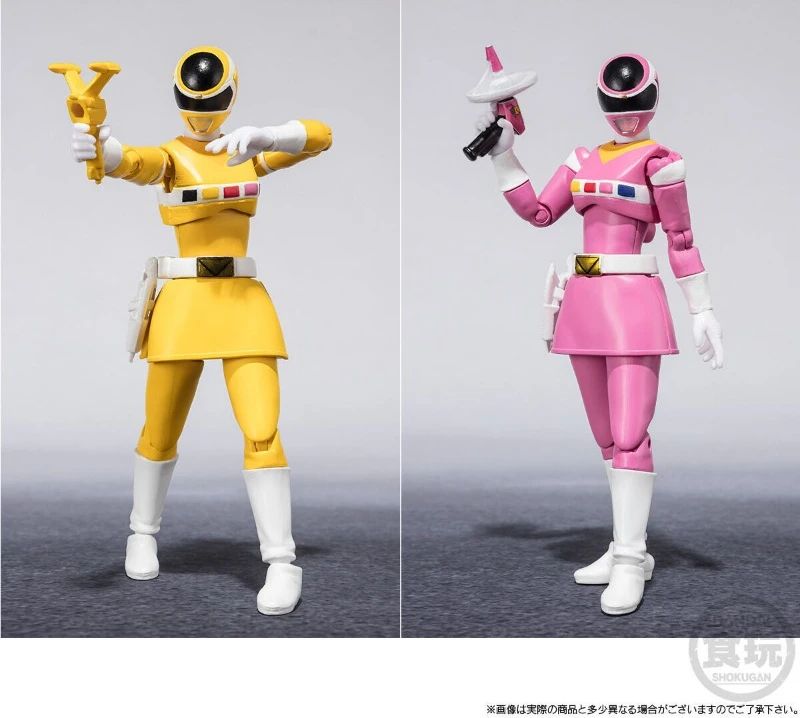 Bandai Genuíno SHODO Super Sentai Anime Figura Denji Sentai Megaranger Brinquedos de Ação Meninos Meninas Presente de Natal Modelo Colecionável