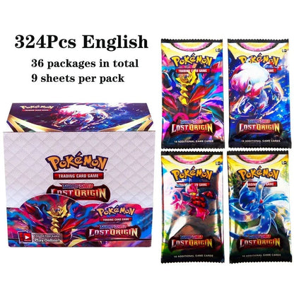 324 pçs/caixa Pokémon TCG: Sol e Lua, Escuridão Incendiada, 36 Pacotes, Caixa de Booster, Jogo de Cartas Pokémon, Brinquedos Colecionáveis, Jogo de Tabuleiro Prismático