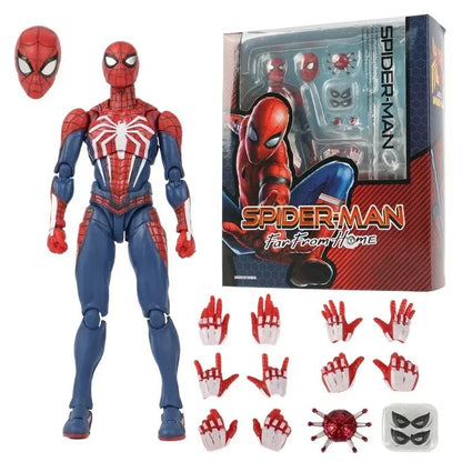 PS4 Spiderman Boneco Vingadores Homem-Aranha Bonecos de Ação Upgrade Suit Edição de Jogo PS4 Hot Toys Para Meninos Presente